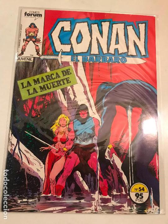 C&oacute;mics: CONAN EL BARBARO N&ordm; 54. EDICIONES FORUM 1985. - Foto 1