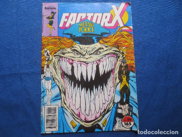 C&oacute;mics: MARVEL / FACTOR X N.&ordm; 29 VOLUMEN 1 FORUM - JUNIO 1990 - Vol. I - Foto 1