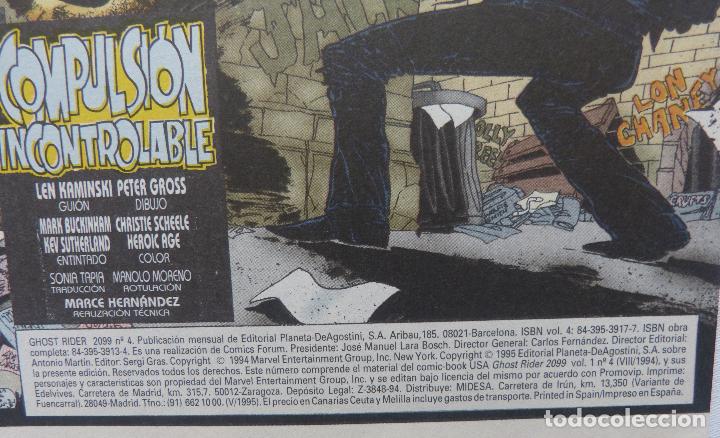 C&oacute;mics: Comic Ghost Rider 2099,Numero 4 de 12, Serie Limitada,1994,Marvel - Foto 2