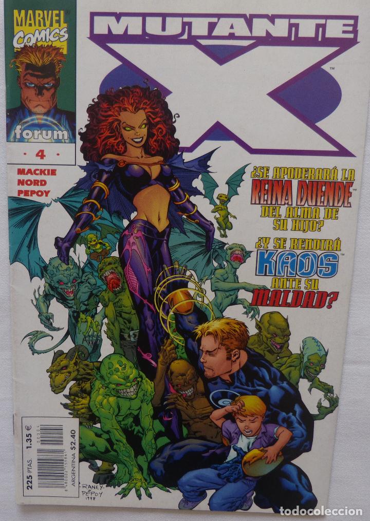 C&oacute;mics: Comic Mutante X,Numero 4,Marvel Comics,Forum,A&ntilde;o 1999 - Foto 1