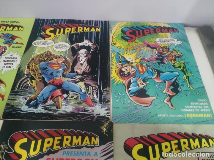 C&oacute;mics: LOTE DE COMICS SUPERMAN ANTIGUOS COLECCION  COMPLETA - Foto 3
