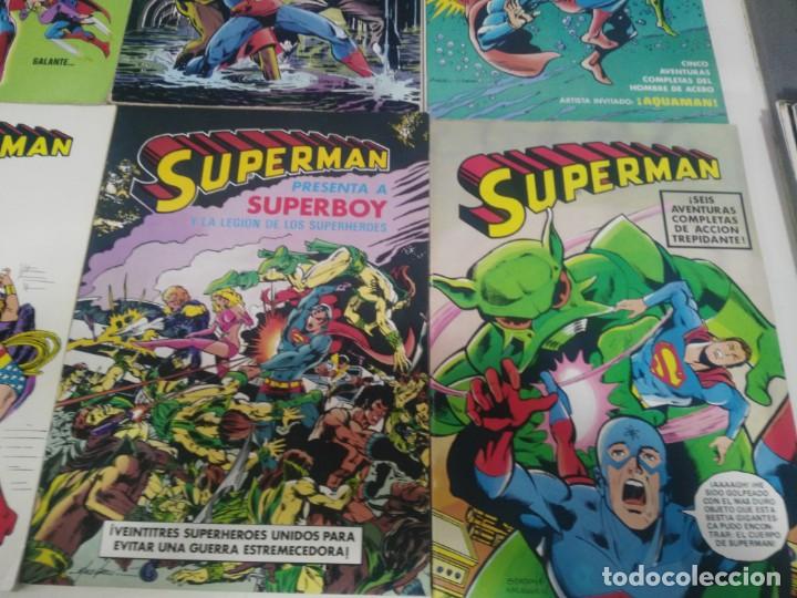 C&oacute;mics: LOTE DE COMICS SUPERMAN ANTIGUOS COLECCION  COMPLETA - Foto 4
