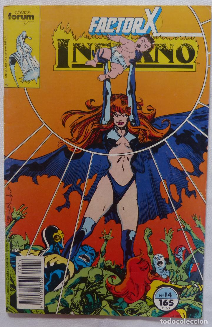 C&oacute;mics: Comic Factor X-INFERNO,1988,Marvel,Stan Lee ,Numero 14,Comics Forum - Foto 1