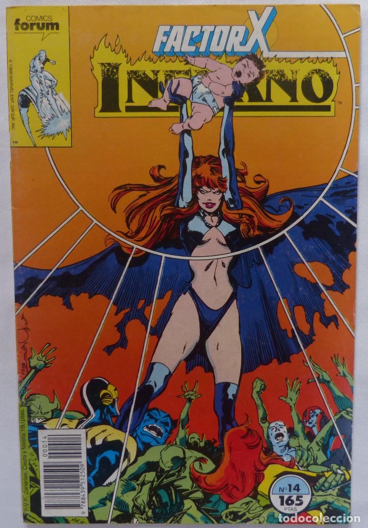 C&oacute;mics: Comic Factor X-INFERNO,1988,Marvel,Stan Lee ,Numero 14,Comics Forum - Foto 5