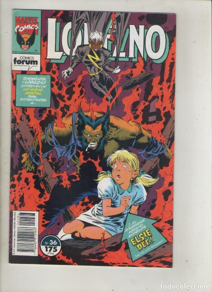 C&oacute;mics: lobezno-forum-a&ntilde;o 1990-color-formato grapa-n&ordm; 36-reconstruccion