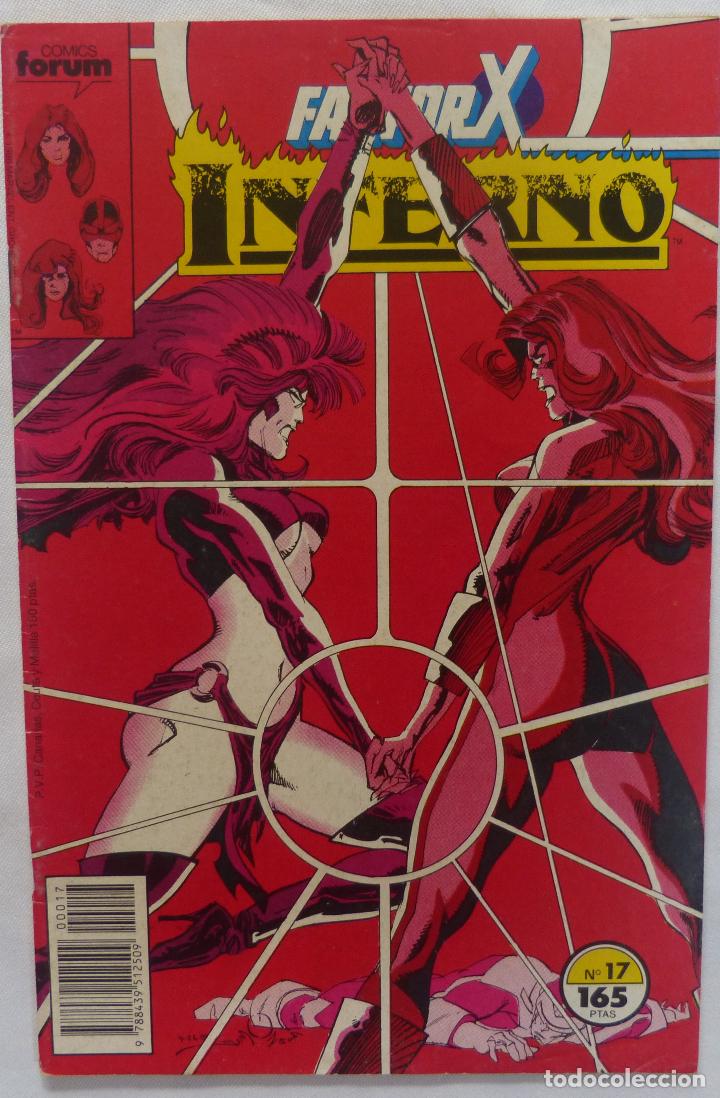 C&oacute;mics: Comic Factor X-INFERNO,Numero 17,Comics Forum,1988,Marvel,Stan Lee - Foto 1