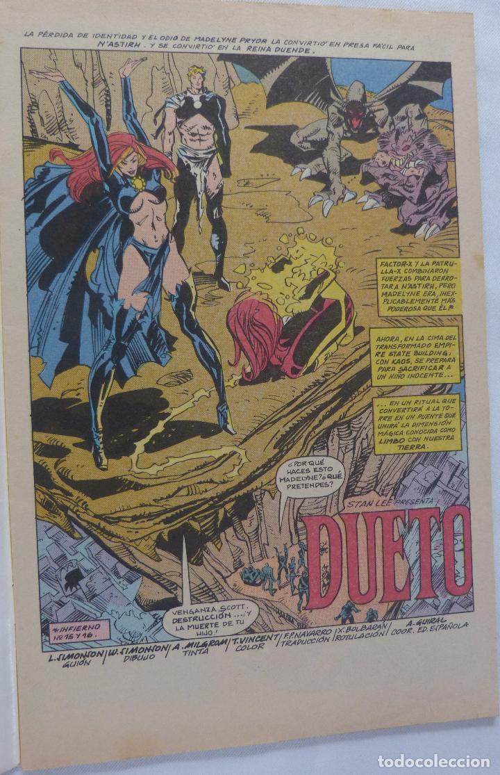 C&oacute;mics: Comic Factor X-INFERNO,Numero 17,Comics Forum,1988,Marvel,Stan Lee - Foto 4
