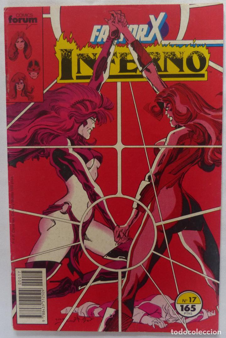 C&oacute;mics: Comic Factor X-INFERNO,Numero 17,Comics Forum,1988,Marvel,Stan Lee - Foto 5