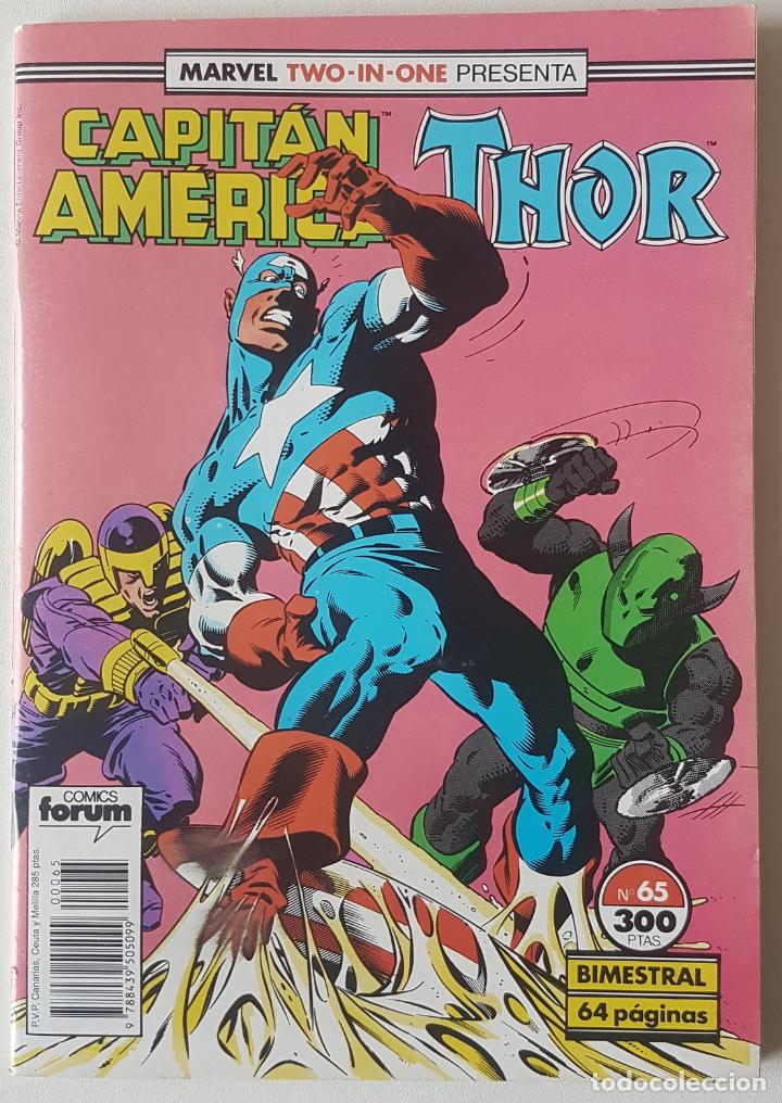 C&oacute;mics: Capit&aacute;n Am&eacute;rica #65 (Forum, 1991) - Foto 1