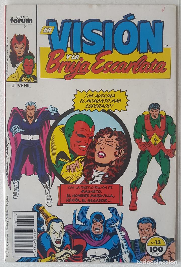 C&oacute;mics: Visi&oacute;n y la Bruja Escarlata #13 (Forum, 1989) - Foto 1