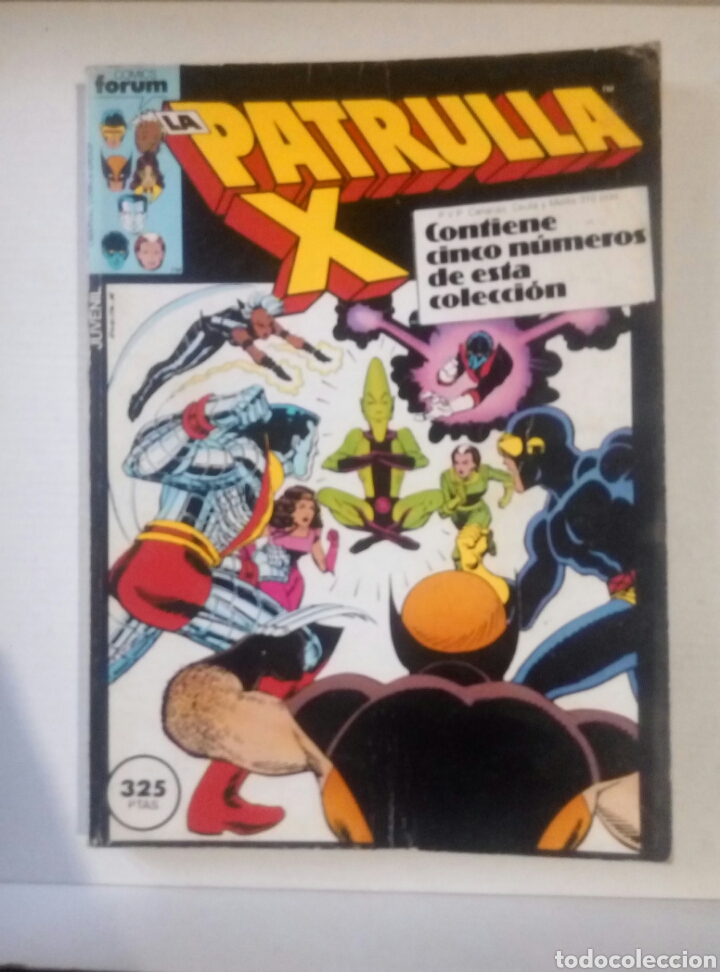 C&oacute;mics: Patrulla X retapado 32 a 36 a&ntilde;o 1987 - Foto 1