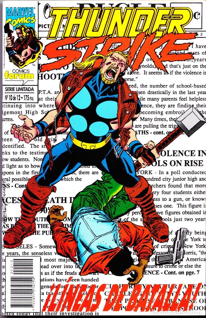 C&oacute;mics: THUNDER STRIKE. SERIE LIMITADA DE 12. COMPLETA. 1994 PLANETA - Foto 12