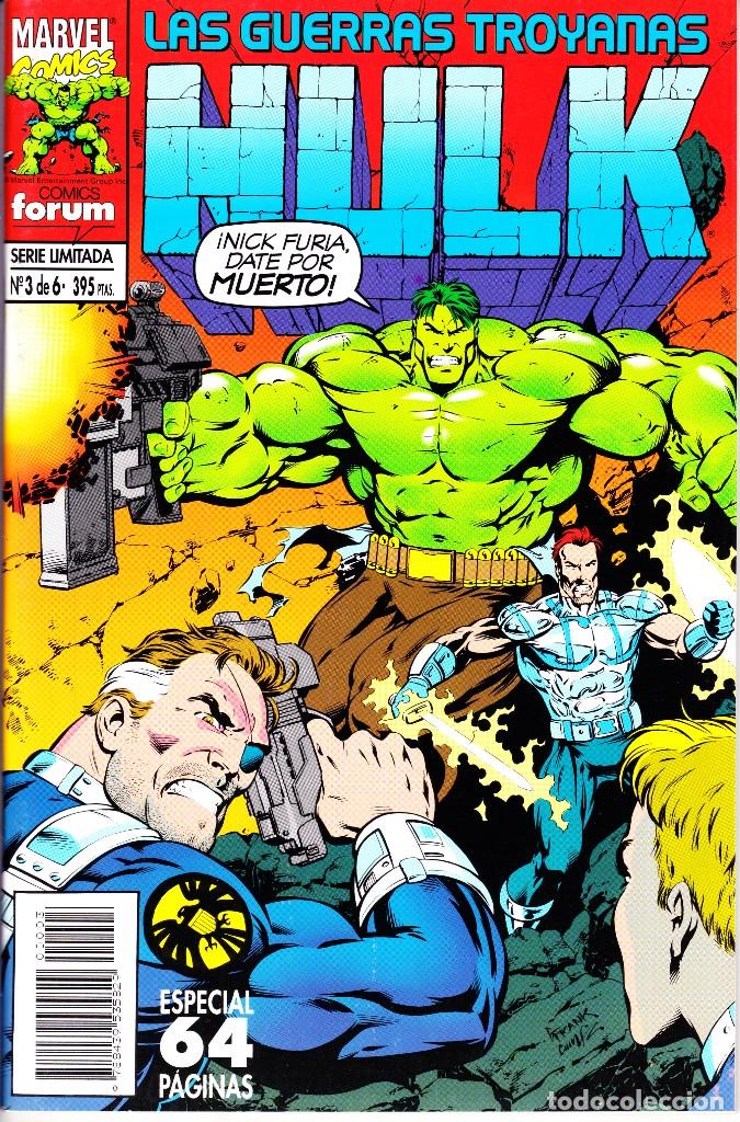 C&oacute;mics: HULK. LAS GUERRAS TROYANAS. 1 AL 6. COMPLETA. 1995 PLANETA - Foto 2