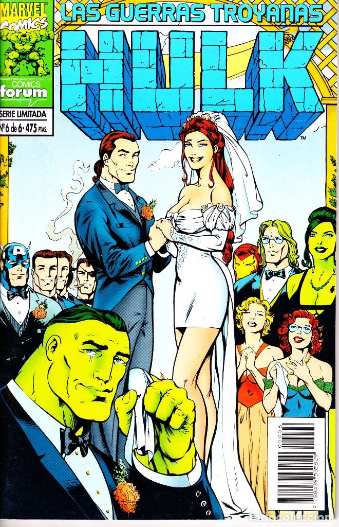 C&oacute;mics: HULK. LAS GUERRAS TROYANAS. 1 AL 6. COMPLETA. 1995 PLANETA - Foto 3