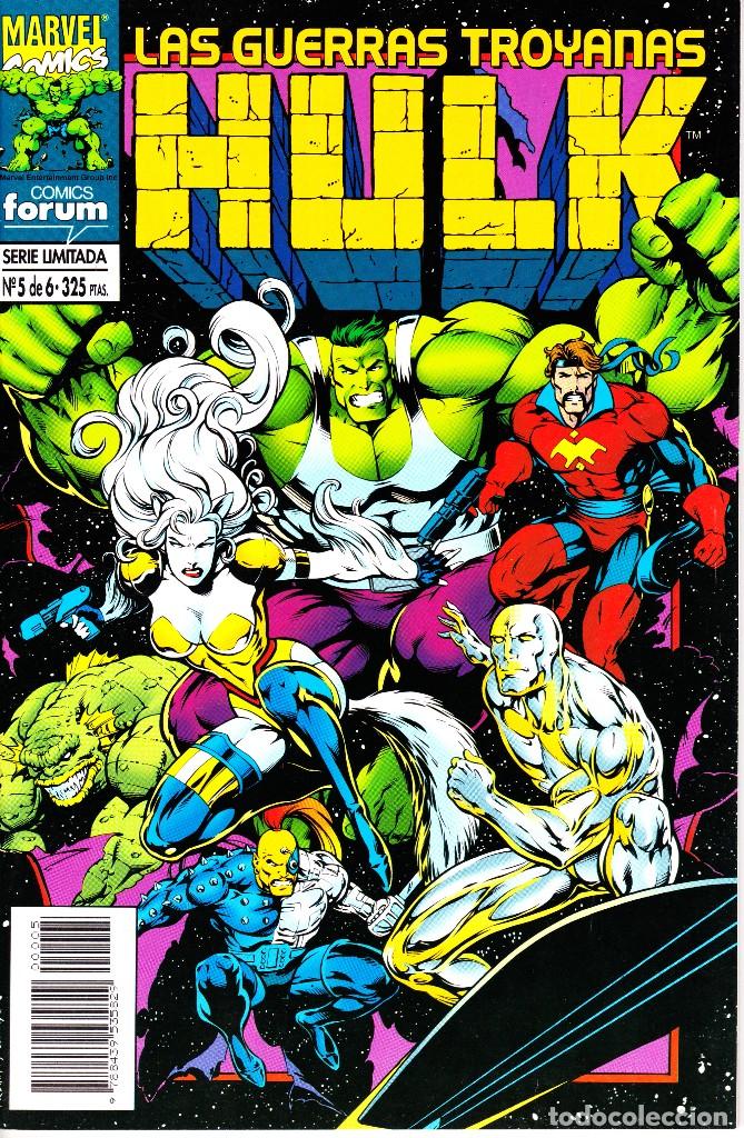C&oacute;mics: HULK. LAS GUERRAS TROYANAS. 1 AL 6. COMPLETA. 1995 PLANETA - Foto 4