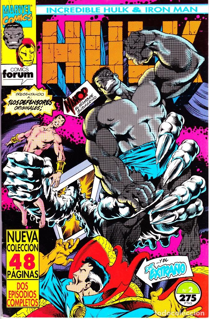 C&oacute;mics: HULK - IRON MAN. SERIE DE 9. COMPLETA 1993 PLANETA - Foto 3