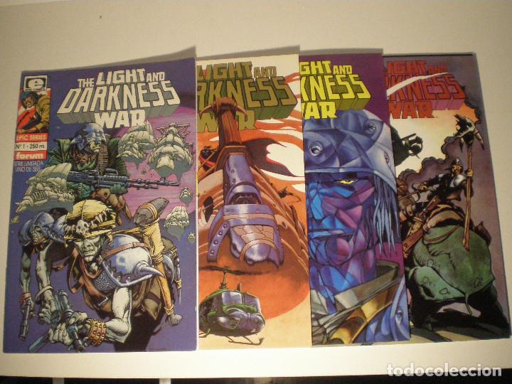 Comics: THE LIGHT AND DARKNESS WAR - N&ordm; 1 Al 5 - FORUM 1991 // TOM VEITCH & CAM KENNEDY