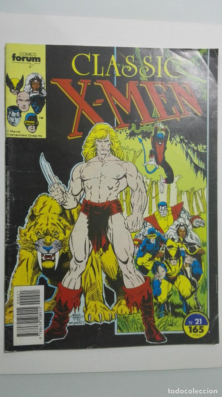 C&oacute;mics: CLASSIC X-MEN, N&ordm; 21, A&Ntilde;OS 80, ORIGINAL - Foto 1