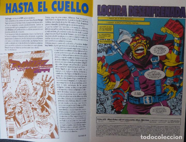 C&oacute;mics: Comics RAVAGE 2099,Stan Lee,1994,Marvel,Forum Comics,Numero 2 de 12 - Foto 2