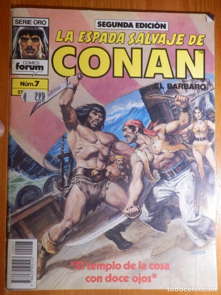C&oacute;mics: Comic - LA ESPADA SALVAJE DE CONAN EL B&Aacute;RBARO - N&Uacute;M 7 - FORUM - Foto 1