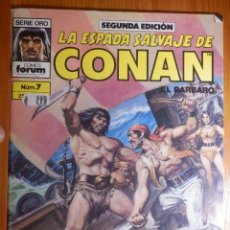 Cómics: COMIC - LA ESPADA SALVAJE DE CONAN EL BÁRBARO - NÚM 7 - FORUM. Lote 144809730