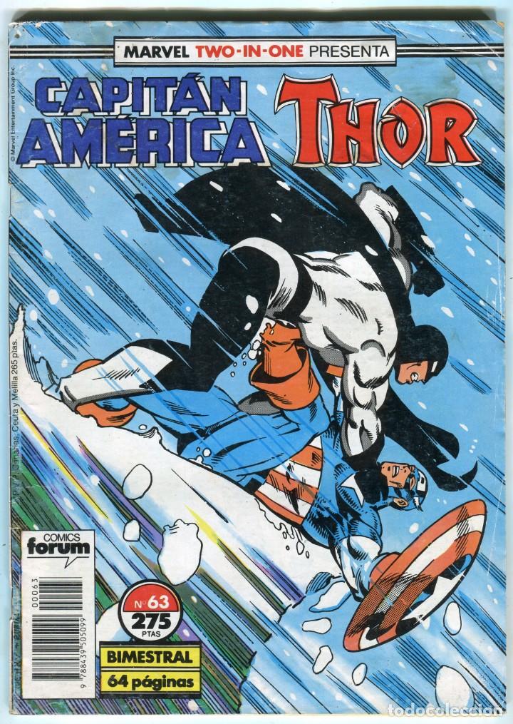 C&oacute;mics: CAPITAN AMERICA THOR N&ordm; 63 COMICS FORUM - Foto 1