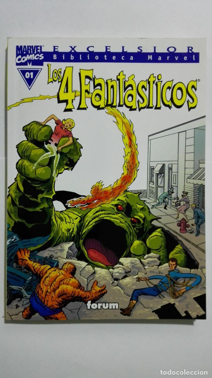 C&oacute;mics: LOS CUATRO FANTASTICOS, BIBLIOTECA MARVEL., N&ordm; 01 - Foto 1