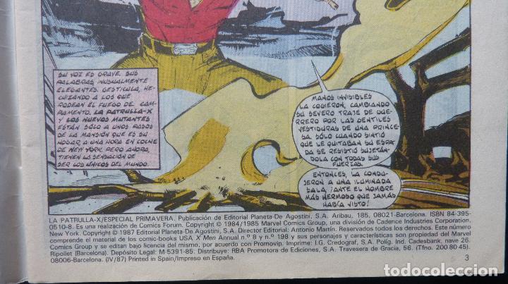 C&oacute;mics: Comic Patrulla X,ESPECIAL PRIMAVERA,1985, Comics Forum - Foto 2