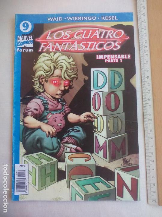 C&oacute;mics: LOS CUATRO FANTASTICOS, N&ordm; 9. IMPENSABLE PARTE 1.  MARVEL COMIC FORUM. - Foto 1