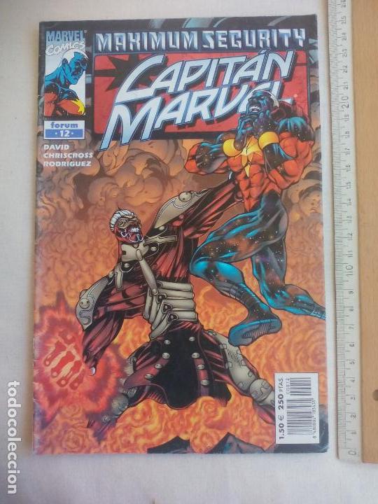 C&oacute;mics: CAPITAN MARVEL N&ordm; 12. MAXIMUM SEGURITY. MARVEL COMIC FORUM. - Foto 1