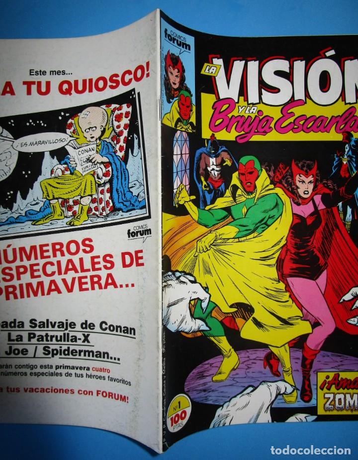 C&oacute;mics: LA VISI&Oacute;N Y LA BRUJA ESCARLATA N&ordm; 1 - ED. FORUM - Foto 2