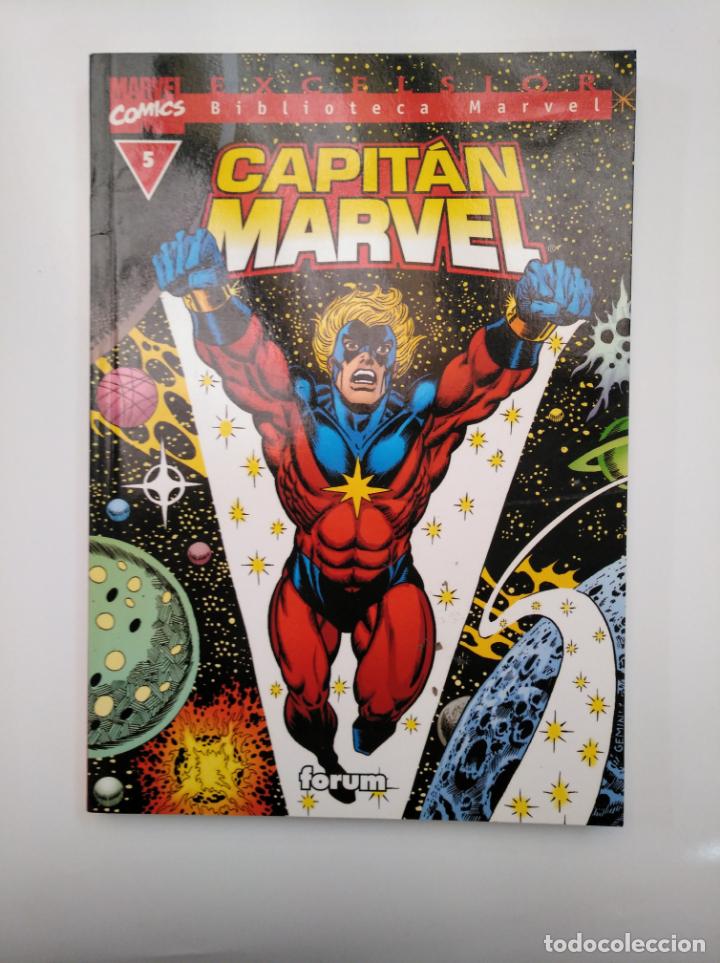 C&oacute;mics: CAPITAN MARVEL N&ordm; 5. BIBLIOTECA EXCELSIOR. MARVEL COMICS FORUM. TDKc106 - Foto 1