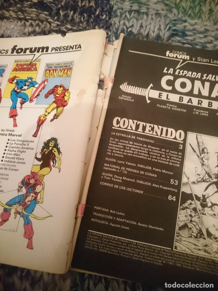 C&oacute;mics: La espada SALVAJE DE CONAN N 58 - LA ESTRELLA DE THAMAZHU - Foto 2