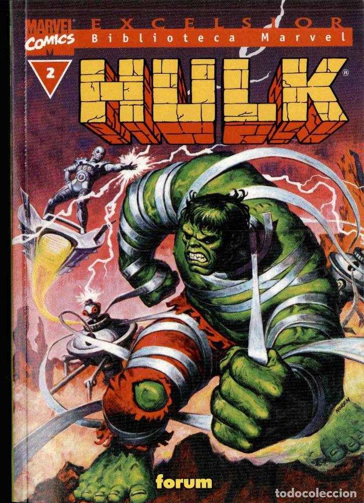 C&oacute;mics: lote con los 8 primeros n&uacute;meros de la biblioteca marvel excelsior de hulk - Foto 2