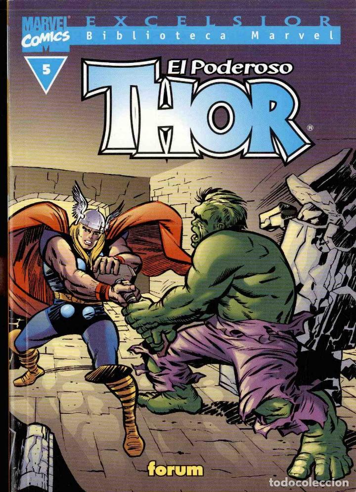 C&oacute;mics: lote con los  n&uacute;meros 5-6-7-8 de la biblioteca marvel excelsior de thor - Foto 1