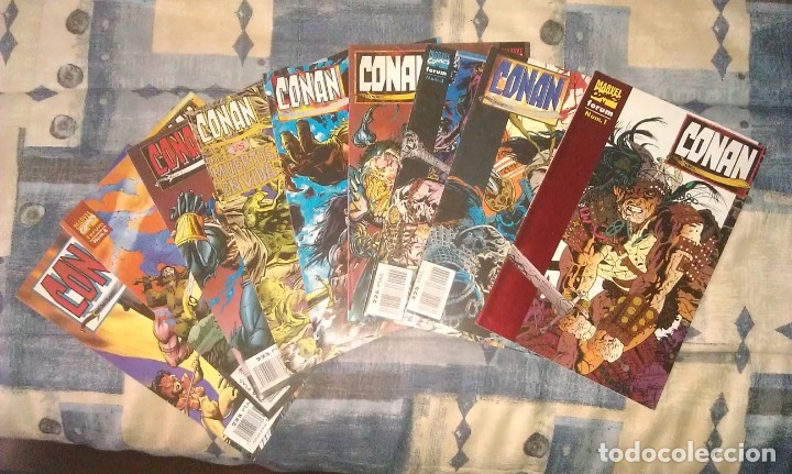 C&oacute;mics: Lote de 9 c&oacute;mics de Conan (Forum) - Foto 1