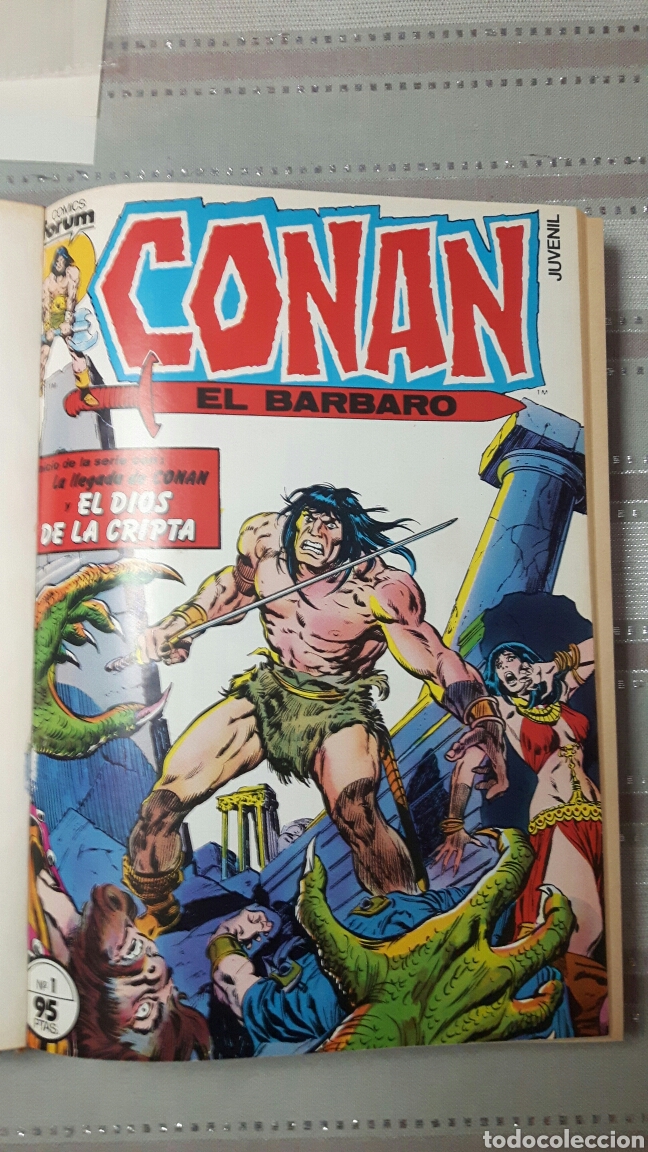 Cómics: Conan el bárbaro 10 primeros ns encuadernados ed forum - Foto 1 - 148361601