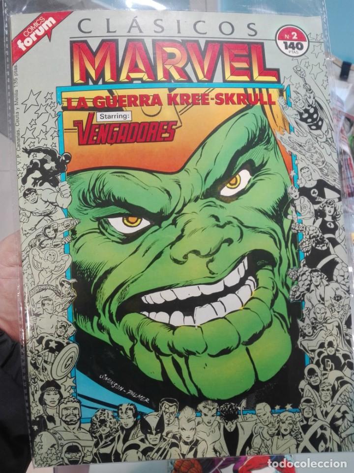 Comics: CLASICOS MARVEL 2 PRIMERA EDICION MUY NUEVO EN BOLSA ESPECIAL PARA COMICS #
