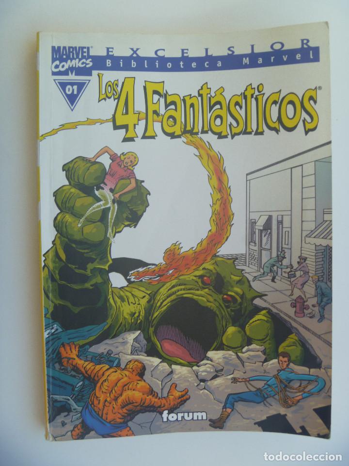 C&oacute;mics: LOS 4 FANTASTICOS , DE EXCELSIOR BIBLIOTECA MARVEL. FORUM. N&ordm; 1 - Foto 1
