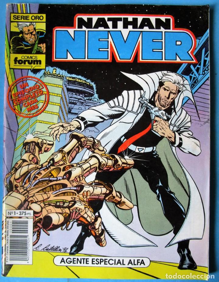 C&oacute;mics: NATHAN NEVER. N&ordm; 1. SERIE ORO. 1992 - FORUM. - Foto 1
