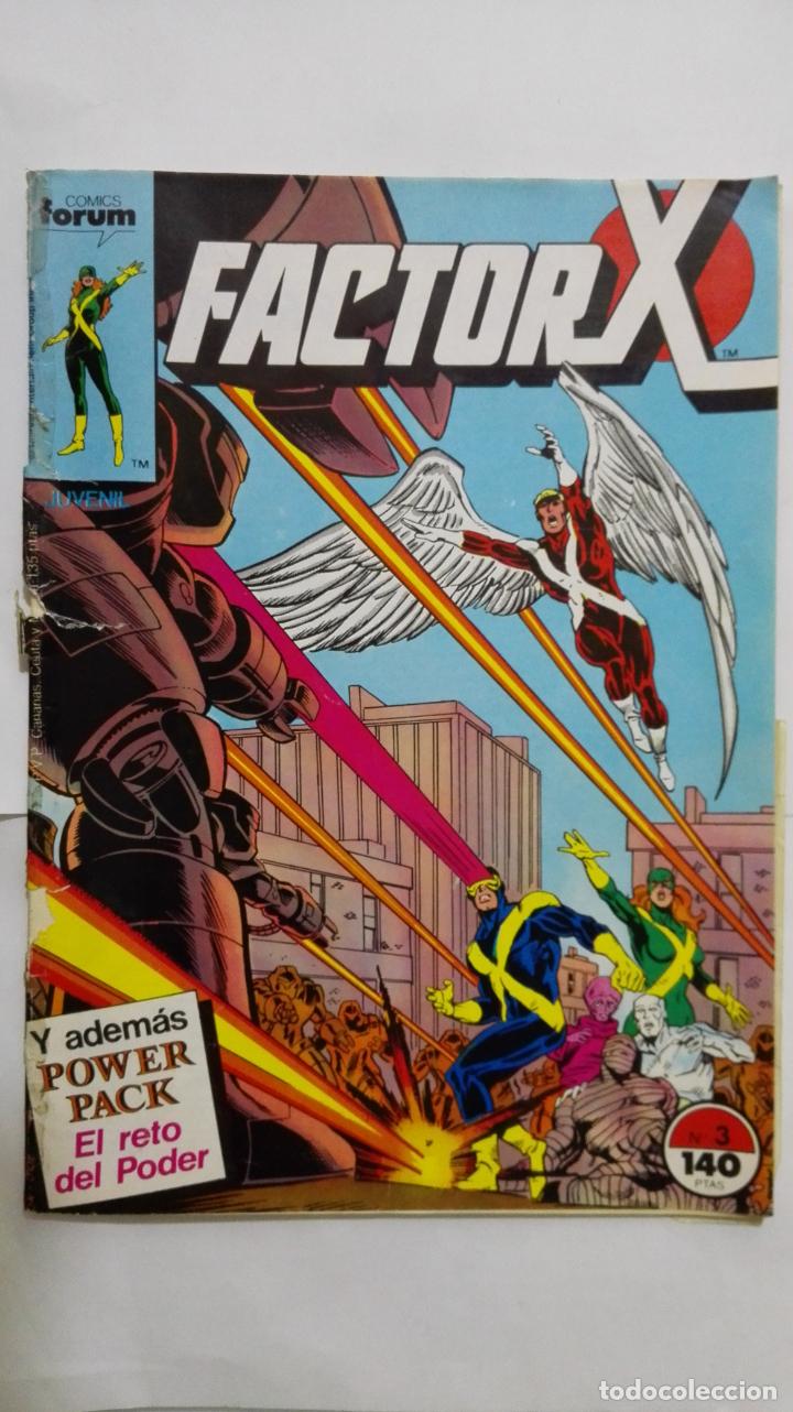 C&oacute;mics: FACTOR X, N&ordm; 3, COMICS FORUM, RETAPADO - Foto 1