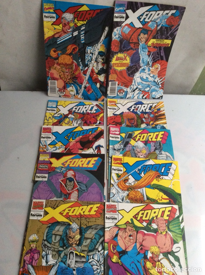 C&oacute;mics: X FORCE VOL I - LOTE 10 EJEMPLARES N&ordm; 1 AL 10 - Foto 2