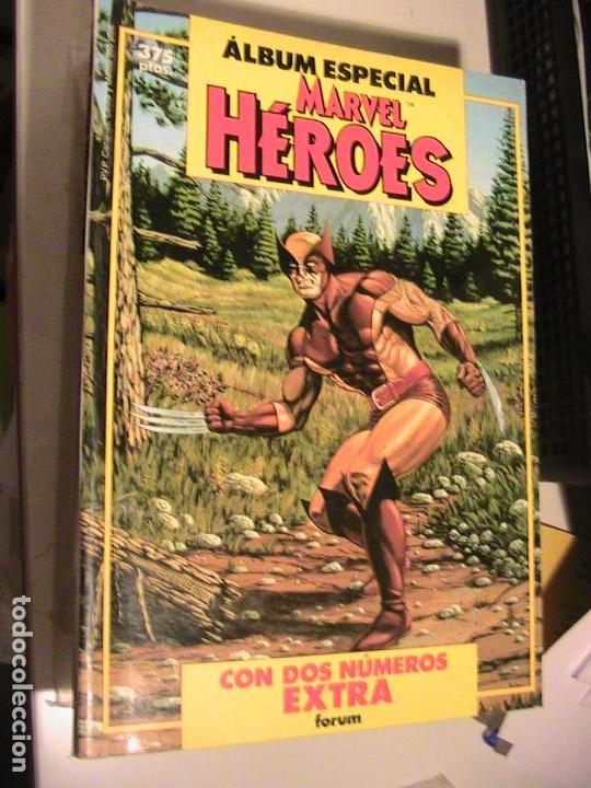C&oacute;mics: MARVEL H&Eacute;ROES &Aacute;LBUM ESPECIAL. FORUM, 1987. - Foto 1