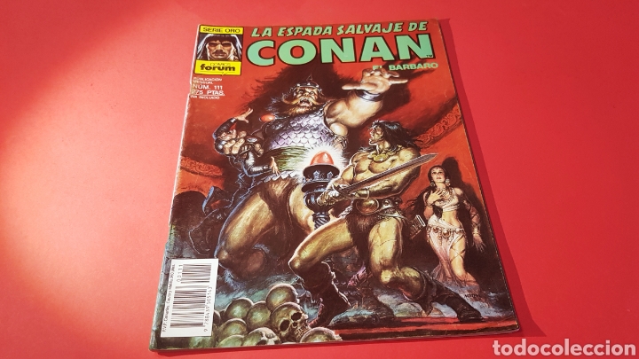 C&oacute;mics: CASI EXCELENTE ESTADO LA ESPADA SALVAJE DE CONAN 111 FORUM - Foto 1