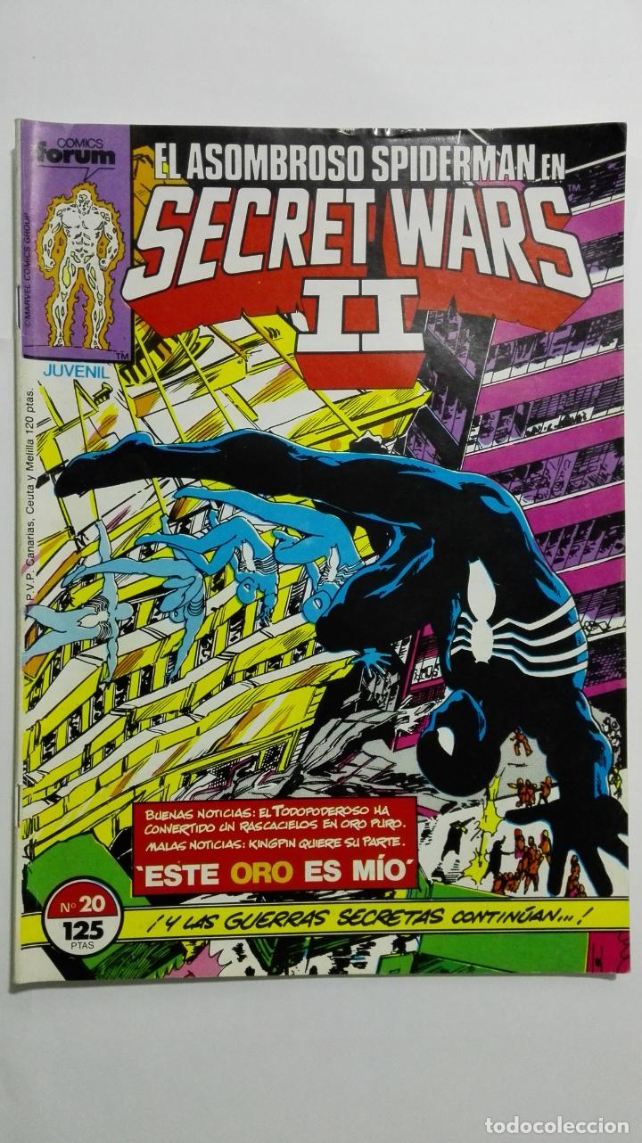 C&oacute;mics: SECRET WARS II, N&ordm; 20, EL ASOMBROSO SPIDERMAN - Foto 1