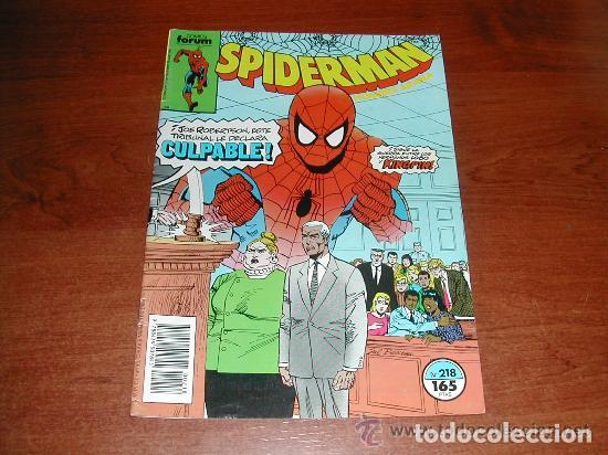 C&oacute;mics: SPIDERMAN EL HOMBRE ARA&Ntilde;A N&ordm; 218 FORUM COMICS MARVEL - Foto 1