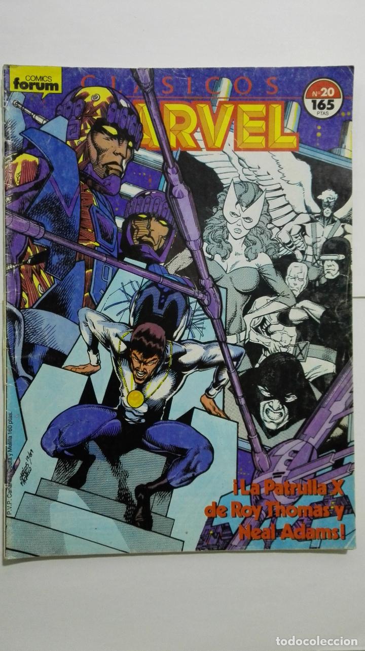 C&oacute;mics: CLASICOS MARVEL N&ordm; 20, LA PATRULLA X - Foto 1