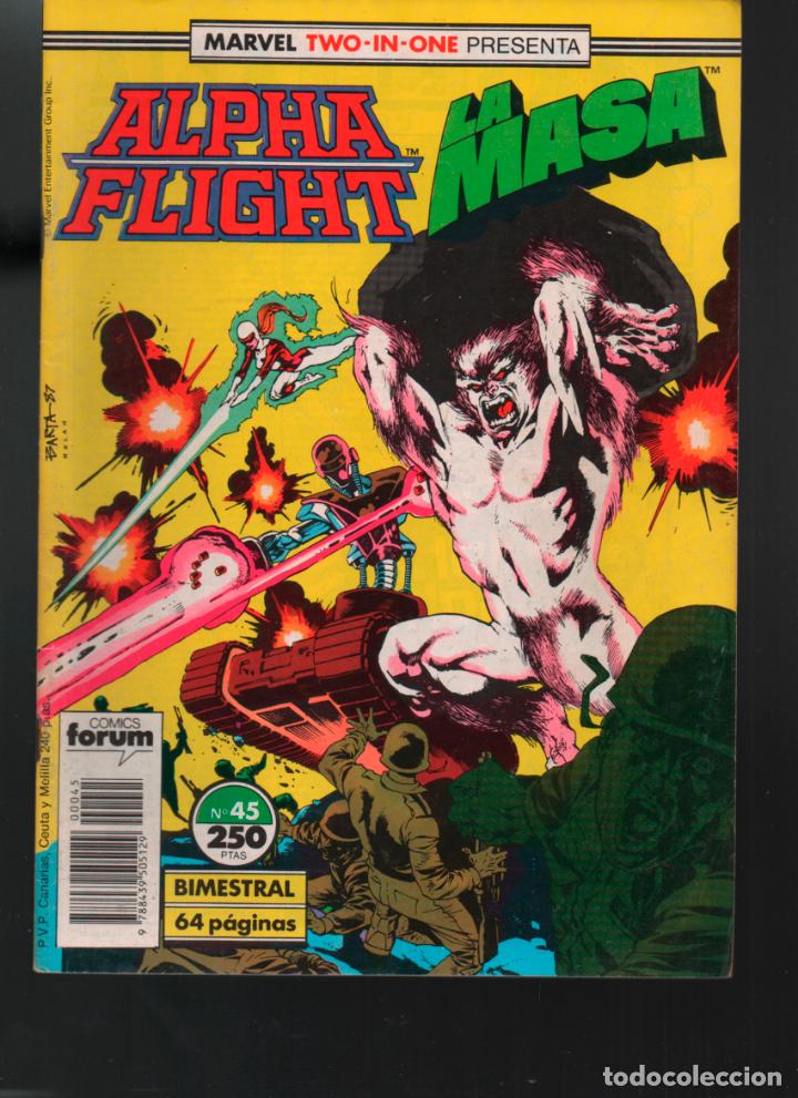 C&oacute;mics: MARVEL TWO IN ONE ALPHA FLIGHT LA MASA N&ordm; 45 FORUM - Foto 1