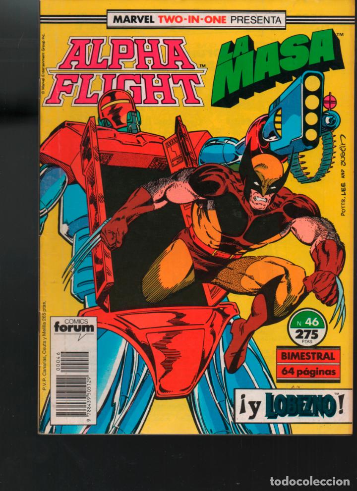 C&oacute;mics: MARVEL TWO IN ONE ALPHA FLIGHT LA MASA N&ordm; 46 FORUM - Foto 1