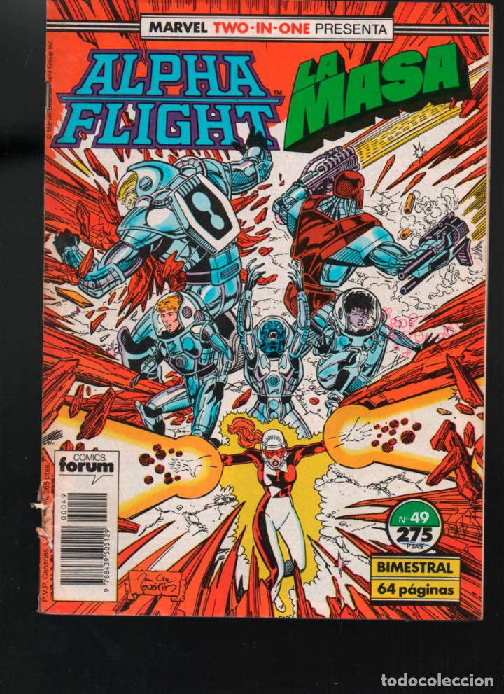C&oacute;mics: MARVEL TWO IN ONE ALPHA FLITGHT LA MASA. N&ordm; 49 FORUM - Foto 1